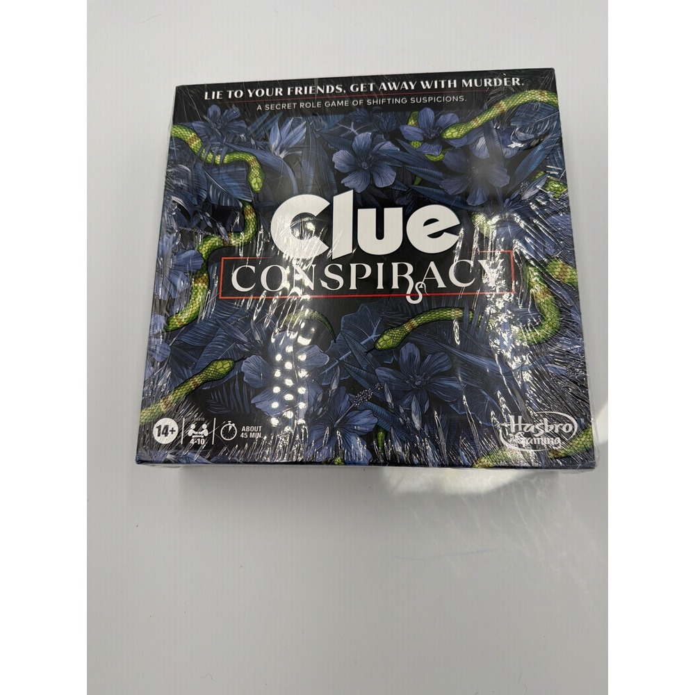 Hasbro Gaming Clue Conspiracy Secret Role Board Game F8418 New‎ Sealed